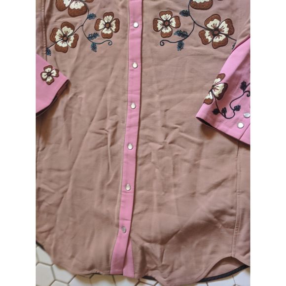 NEW COACH 1941 Pearl Snap Western Embroidery Dress - Picture 5 of 12